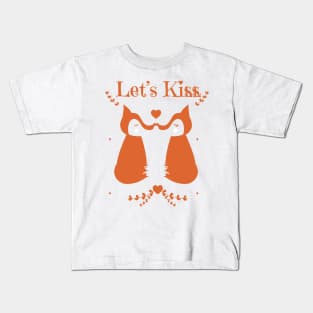 lets kiss Kids T-Shirt